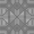 thumbnail image 1 of Ahgly Company Indoor Square Patterned Dark Gray Area Rugs, 6' Square, 1 of 6