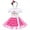 White+Hot Pink-Heart, variant on IBTOM CASTLE Baby Girls Birthday Outfit Polka Dots Leotard Dresses Fancy Dance Costume Halloween Cosplay Tutu Dress up with Ears Headband 2-3 Years Black+Red-Birthday