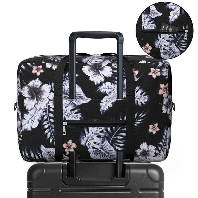 Bimi SHOULDER BAG ＋グッズセット For Spirit Airlines Personal Item Bag 18x14x8 Inch, Floral