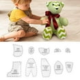 thumbnail image 1 of Bear Sewing Pattern Ruler, Memory Bear Template Ruler Set, Acrylic Doll Making Patterns for Easy Sewing, Ideal for Creating Heartfelt Memory Bears From Loved Ones Clothing, 1 of 7