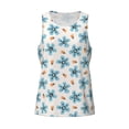 thumbnail image 4 of Gaeub Flower Leaves Men's Athletic Tank Top, Workout Sleeveless Shirts, Running Tank Tops for Gym, Running, Training - Medium, 4 of 9