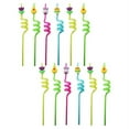 thumbnail image 1 of Drink Straw 12Pcs/Set Lovely Rabbit Decor Drink Straw Easter Style Festive Touch PET Cup Straw for Kids, 1 of 6