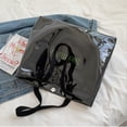 thumbnail image 2 of Bolso de hombro transparente para playa, bolso tote grande transparente, 2 of 5