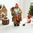 thumbnail image 5 of 11.8Inch Santa Claus Decorations, Standing Christmas Santa Claus Figurine Figure Decor Christmas Sock and Gifts Bag Christmas Decoration Indoor, Christmas Birthday Gifts, 5 of 8