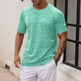 thumbnail image 2 of Men's Athletic Performance T Shirt for Summer Wear Comfortable Round Neck Sports Shirt for Running and Fitness Mens Shirts Tall Sizes Shirts for Men Big and Tall Mens Novelty T Shirts, Size XXXXL, 2 of 5