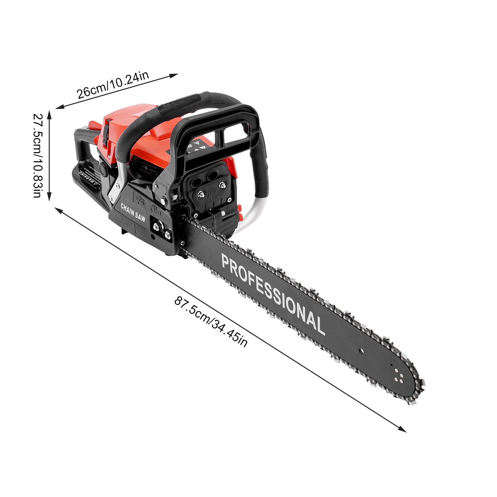 Petrol Chainsaw, Handheld Petrol Chain Saws, 20 Inch Gasoline Chainsaw
