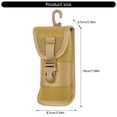 thumbnail image 4 of SIEYIO Tactically Glasses Case Hanging Bag Pocket Glasses Rugged Suitcase With Clip Glasses Pouch for Outdoor Hunting Camping, 4 of 13