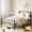 Black, variant on Violet Metal Twin Bed Frame with Headboard and Footboard for Girls and Boys, Twin Size Platform Bed Frame with Iron-Art Sweet Heart, No Box Spring Needed, Easy Assembly