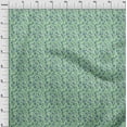 thumbnail image 4 of oneOone Polyester Spandex Vert Menthe Léger Tissu Jacobée Robe Florale Tissu Tissu Imprimé par la Cour 56 Pouces de Large, 4 of 5