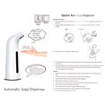 thumbnail image 2 of Automatic Soap Dispenser Touchless Refill Soaps Pump 400ml Battery Operated Waterproof Sensor Liquid Dispensers Bathroom Hotel Deep Wood Grain, 2 of 9