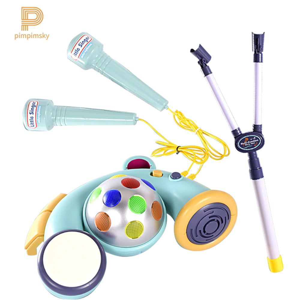 Tukinala Kids Microphone with Stand Echo Mic for Kids And Toddlers Kids