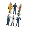 thumbnail image 2 of Xuanheng 6 Pieces Professional Character Models Figures Collection Handpainted Crafts C, 2 of 8