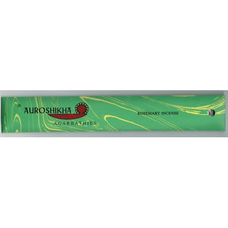 Incense From India Rosemary , Auroshikha Incense 10 Gram (8-15 Stick) Package, Premiere Quality Incense From India ()