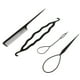 thumbnail image 5 of Juego de accesorios pa moños pa pein el cabello, herramienta pa pein el cabello , bricolaje rápid de moño, Zulema Fabricante de bollos de pelo, 5 of 6