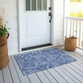 thumbnail image 6 of Addison Rugs Chantille Indoor/Outdoor Transitional Paisley Navy Washable Rectangle Rug, 1'8" x 2'6", 6 of 6