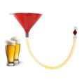 thumbnail image 6 of ACDANC Red Beer Bong Funnel With Valves for Bar Beer Drinking Games Bottle Opener Home Kitchen Supplies, 6 of 7