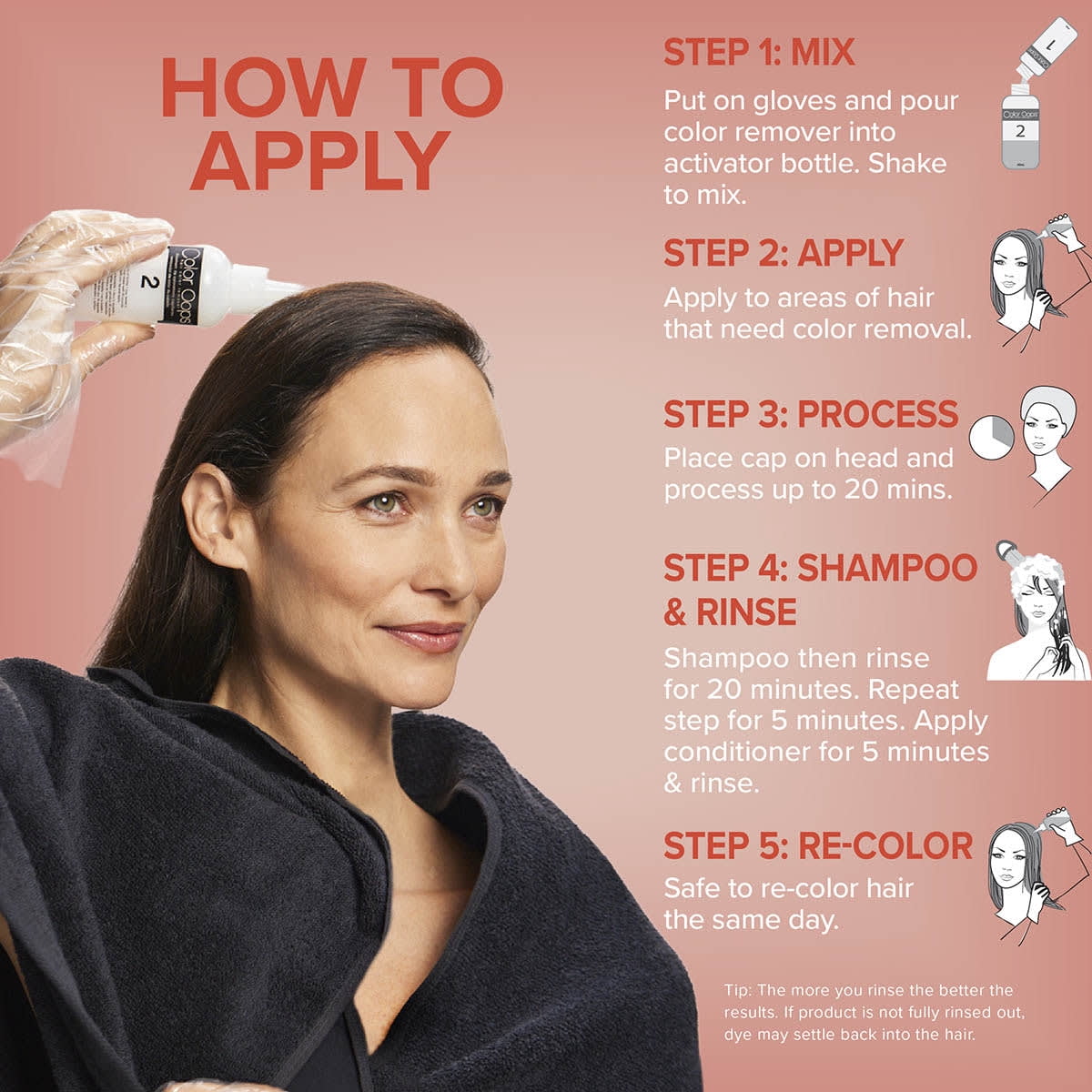 Color Oops Extra Strength Hair Color Remover, Bleach-Free Dye Corrector