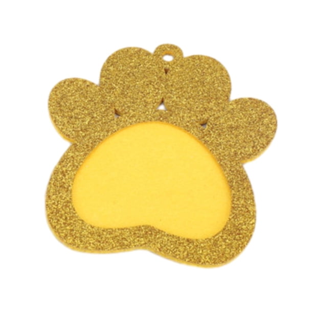Adorno de marco de fotos de Navidad, decoración de Navidad, decoración de de Navidad pequeño, Mini marco de fotos colgante para regalo de chimen Amarillo