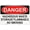 Warning Sign 3, variant on Metal Sign, Danger Sign - HAZARDOUS WASTE STORAGE FLAMMABLE NO SMOKING, Waterproof, Fade and Scratch Resistant, safety signs, equipment Warning signs, etc