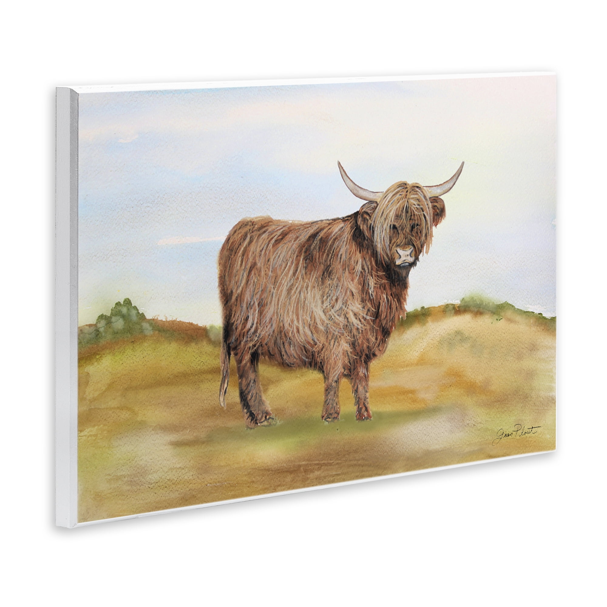 Farm Animal In Pasture Wall Plaque Art, design by Jean Plout