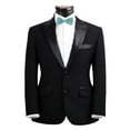 thumbnail image 2 of Mens Smooth Satin Feel Formal Bow Tie, Pre-Tied, 2 of 4