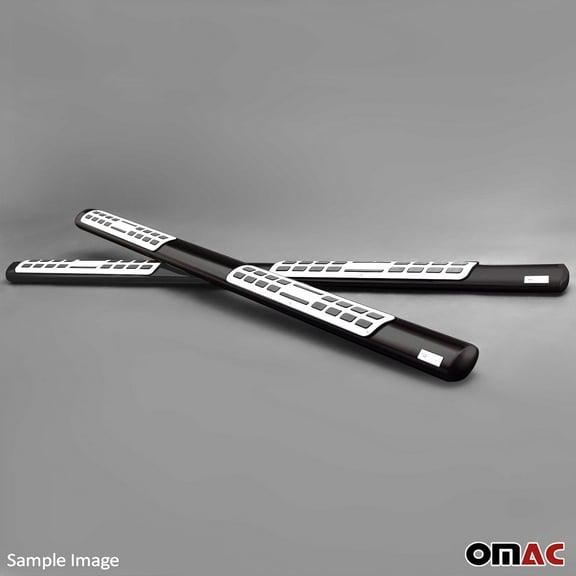 2017-2026 Jeep Compass Running Boards Side Steps Black