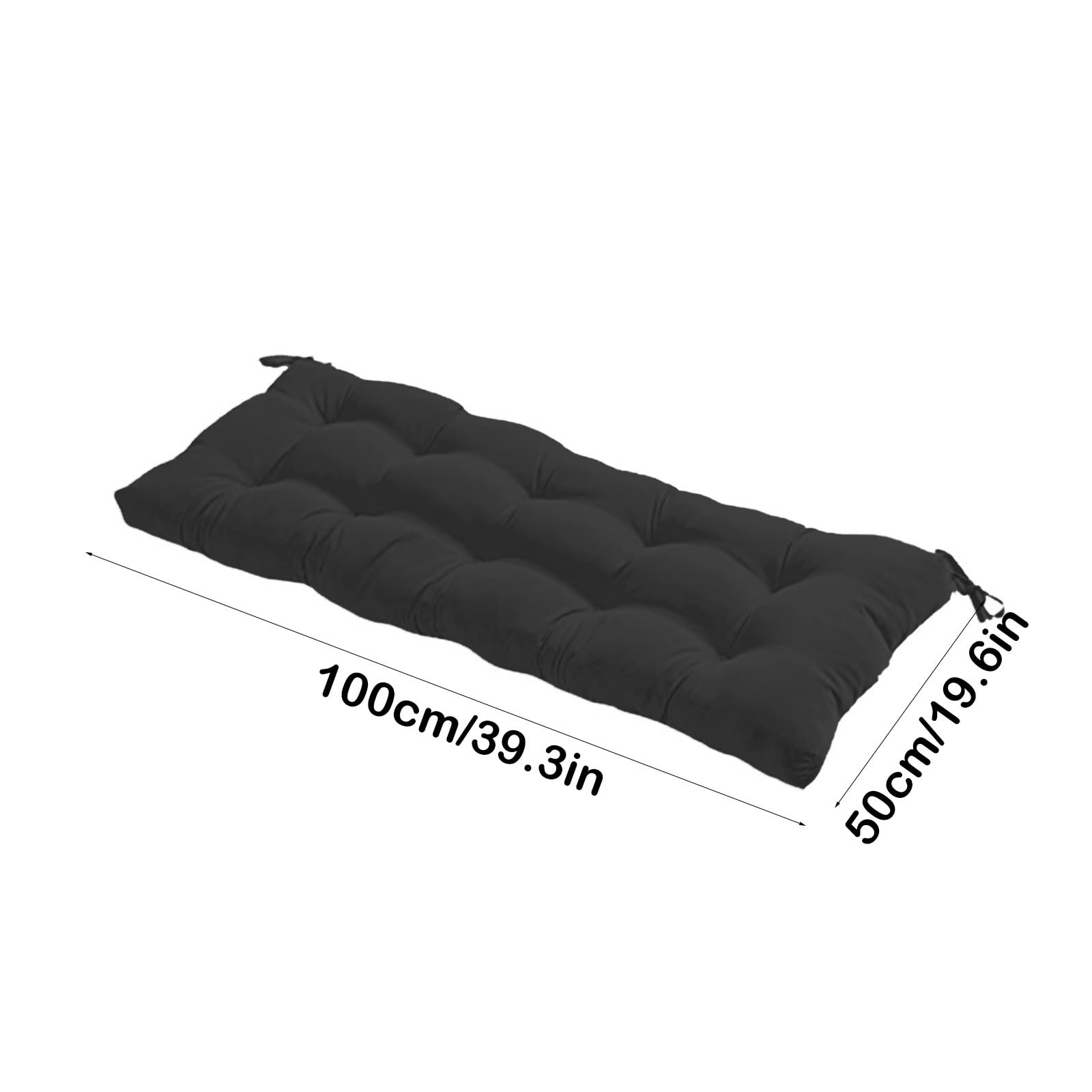 Ycandiee Lounger Seat Cushions, Swing Cushion, Seat Chair Replacement Pads, Outdoor Loveseat Bench Seat Pads Tufted Bench Cushion, for Lounger Garden Furniture Patio Metal Wooden