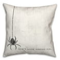 thumbnail image 2 of Creative Products Look Behind You Spider 16 x 16 Spun Poly Pillow, 2 of 3