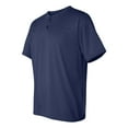 thumbnail image 2 of Augusta S Wicking Two-Button Jersey Navy 426, 2 of 3