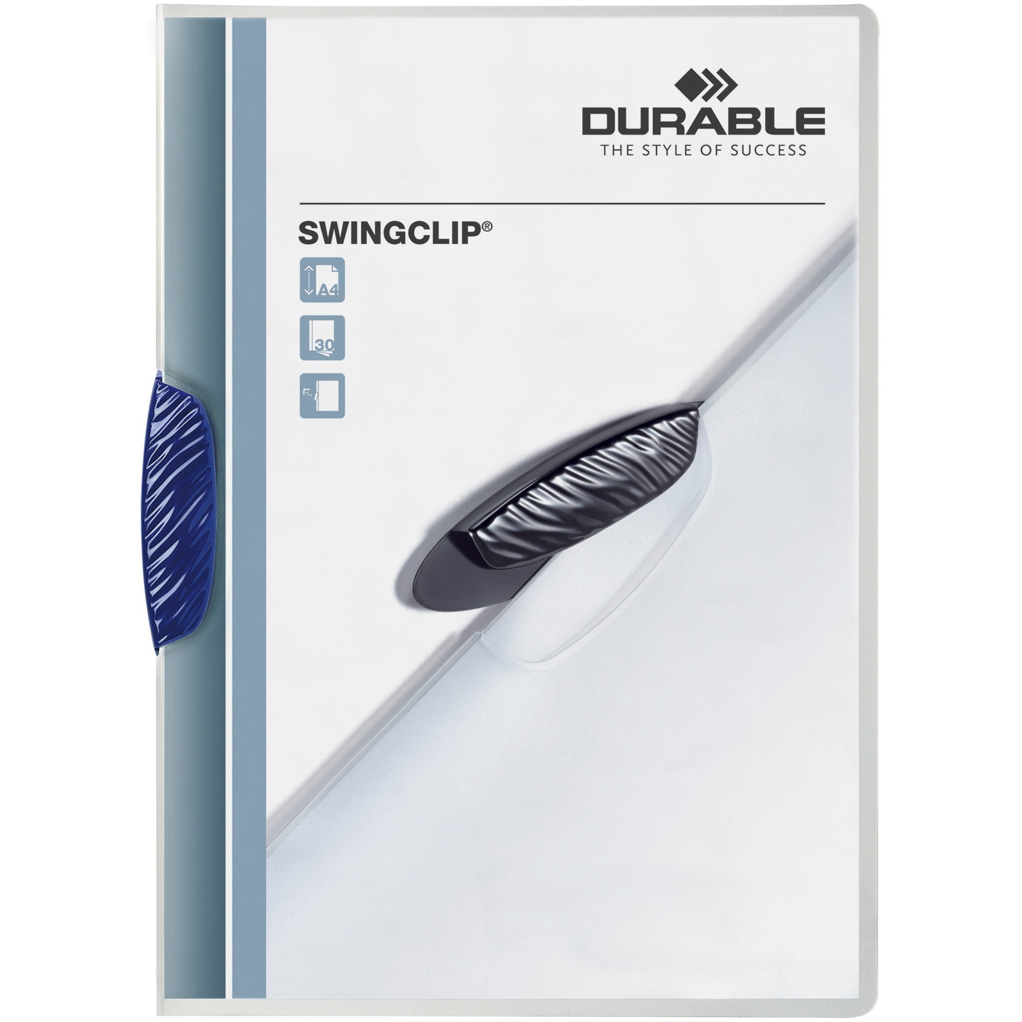 DURABLE, DBL226407, Swingclip Punchless Report Covers, 5 / Pack, Clear