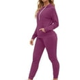 thumbnail image 4 of Aofany Hoodie Tracksuit for Women Casual Sweatsuit 2Pcs Jogger Set Activewear Outfits with Pockets, 4 of 8
