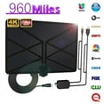 thumbnail image 1 of Lucoss Amplified HD Digital TV Antenna with 960 Miles Reception Range, 1 Count, 1 of 9