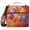 Colorful Balloons Fly, variant on 3 Ring Zipper Binder with Shoulder Strap Waterproof Trapper Keeper 2 Inch D-Ring 500 Sheets Capacity Foxes Flower Ring Feathers