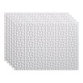 thumbnail image 1 of FASÄDE Terrain Matte White 18in x 24in Decorative Vinyl Backsplash Panel (5 Pack), 1 of 5