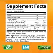 (2 pack) VITABOD Vitamin D3 K2 Gummies - Bone & Heart Health - 180 Pectin Based Gummies