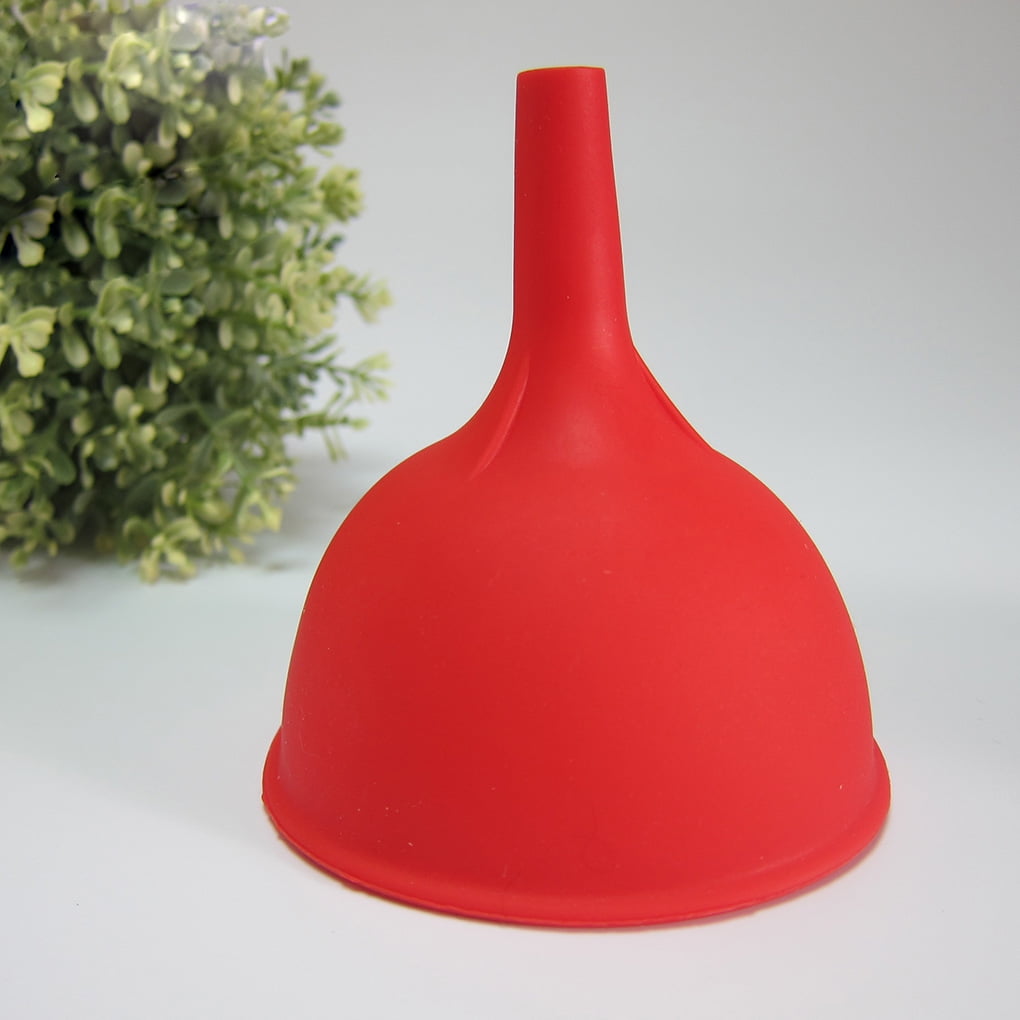 Durable Soft Silicone Funnel For Oil & Liquid Kitchen Funnel Kitchen Cooking Tool