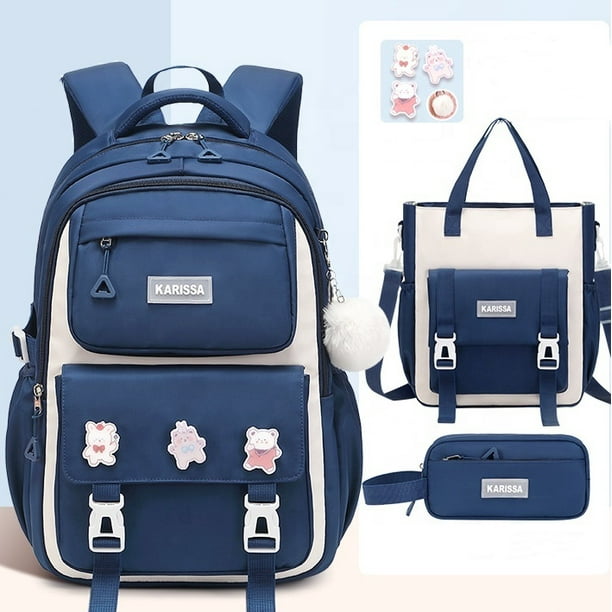 2024 Factory Hot Sales Volume high school backpack Women Luxury School Bags For Girls Set Primary School Bags Backpack