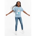 thumbnail image 4 of Disney Frozen Elsa Girls Short Sleeve Graphic T-Shirt, Sizes 4-16, 4 of 7