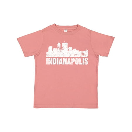 

Inktastic Indianapolis Skyline Grunge Gift Toddler Boy or Toddler Girl T-Shirt