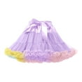 thumbnail image 5 of JIAYUE Girls Trendy Skirt Above Knee Fashionable Ball Gown Ballet Tutu Layered Party Up For Toddler Kids Stylish Children Skirts, 5 of 5