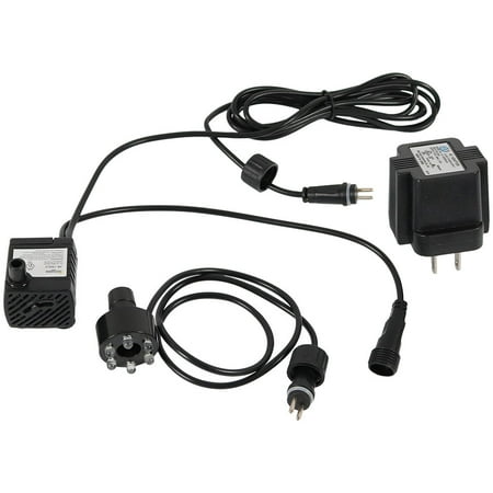 Sunnydaze Small Fountain Pump With Led Light Ring And Transformer Use For Tabletop Fountains Aquariums Or Birdbaths 12 Volt 40 Gph Canada Sunnydaze Small Fountain Pump With Led, Tabletop Fountain Pump With Light