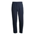 thumbnail image 5 of Athletic Works Men's Relaxed Fleece Open Bottom Sweatpants, up to Size 2XL, 5 of 6