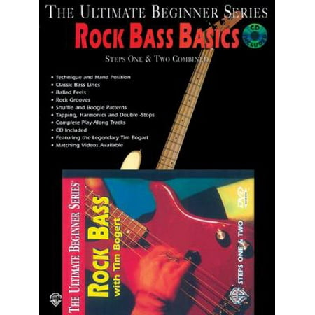 Ultimate Beginner Series Rock Bass - The Ultimate Beginner Mega Pak: Rock Bass Basics Mega Pak: Steps One & Two Combined