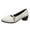 White, variant on Vedolay Women's Business Casual Shoes Slip On Loafers for Womens Leather Comfort Memory Foam Dress Shoes,Black 7.5