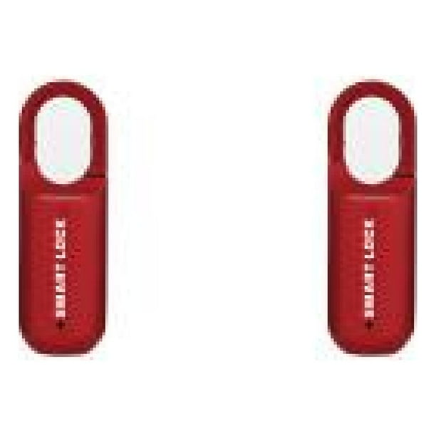 Candado de huellas dactilares M01 USB Smart Keyless Travel Case Cerradura de cajón Rojo