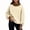 Beige, variant on Sweatshirts for Women Oversized Mock Neck Long Sleeve Fleece Pullover Tops Fall Trendy Casual Soft Sweatshirt
