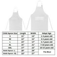 thumbnail image 2 of Toptie Cotton Canvas Kid & Parent Cooking Aprons and Chef Hat Set, 2 of 7