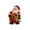 Santa, variant on Christmas Snowman Resin Statue, 8" Lighted Tabletop Figurine With Candy Bowl & LED Lantern, Christmas Table Centerpiece Holiday Mantel Decor