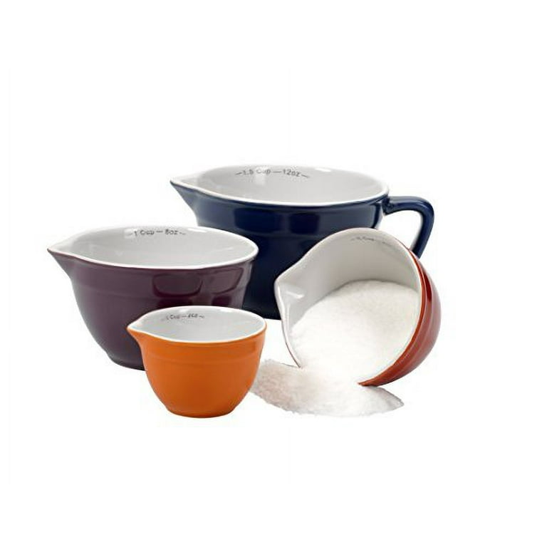 Anchor Hocking 4-Piece Mixing Bowl and Measuring Cup Set, 4 Piece