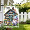 thumbnail image 2 of Happy Easter Gnome Garden Flag 12x18 Inch Double Sided for Outside Small Holiday Eggs Yard Flag, Easter Decor Outside for Porch Garden Lawn, Easter Gifts, Under 5 Dollars!, 2 of 6